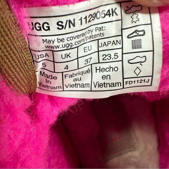 UGG Girls Neumel Boots Chestnut/​Taffy Pink #1111 - Picture 13 of 13